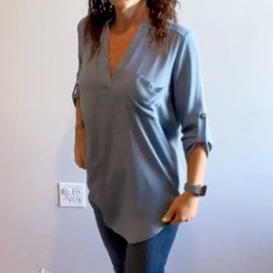 LUSH LONG SHIRT BLOUSE